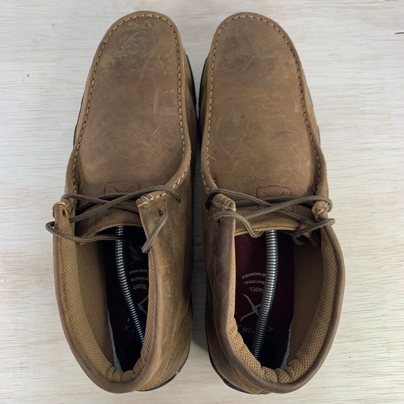 Twisted X Men's Peanut Brown Steel Toe Driving Mocs Shoes MDMSM01 Size 13 - Picture 6 of 10